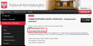 Rozprawa TK odwołana. Co dalej z górnym limitem składek ZUS na ubezpieczenie społeczne?