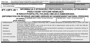 Ostatnie dni na IFT-1R dla zatrudnionych nierezydentów. Przekaż zatrudnionym i do urzędu skarbowego.