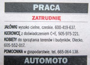 Pracodawca będzie musiał podać wysokość wynagrodzenia w ogłoszeniu o pracę