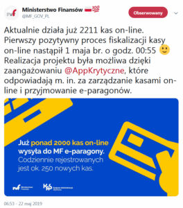 Już ponad 2 tys. kas online nowego typu