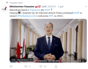 Ile pieniędzy z 1 proc. podatku z PIT trafiło do OPP w 2019 roku?