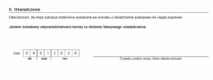 Kontynuacja świadczenia postojowego – aktualny wniosek RSP-DK ze styczniową datą?