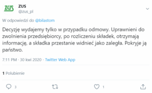 Decyzje w sprawie zwolnienia z ZUS wydawane za każdy miesiąc osobno