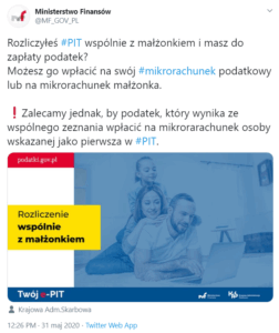 Ostatni dzień na zapłatę podatku z PIT za 2019 rok. Na który numer konta go wpłacić?