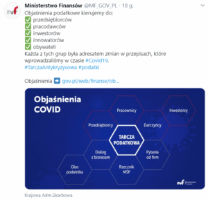 Najnowsze objaśnienia MF do zmian w przepisach podatkowych związanych z COVID-19