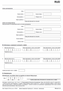 Obowiązek zgłaszania umów o dzieło do ZUS na nowym druku ZUS RUD