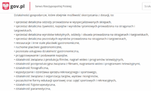 Dotacja 5 tys. zł w ramach Tarczy 6.0. Ostateczna lista branż, które skorzystają z dotacji