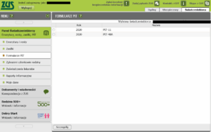 Rozliczenie PIT za 2020 rok od Zus na platformie PUE ZUS