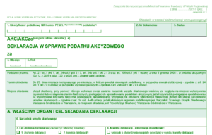 Będą nowe wzory deklaracji akcyzowych AKC