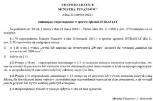 Zmiany w zgłoszeniach INTRASTAT. Będzie nowy limit stosowania uproszczeń