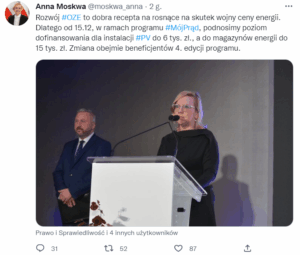 Zmiany w programie Mój Prąd. Nawet 6000 zł dofinansowania do fotowoltaiki