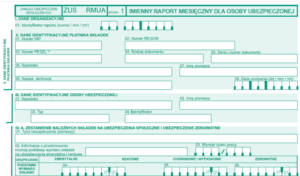 Raport dla ubezpieczonego o składkach za 2023 r.