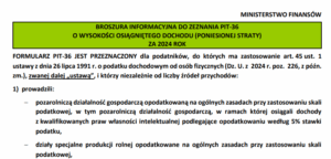 PIT-36 dla kogo? Zasady rozliczania z US w 2025 roku