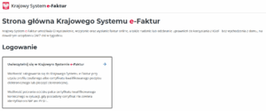KSeF demo. Logowanie do Aplikacji Podatnika KSeF 2.0