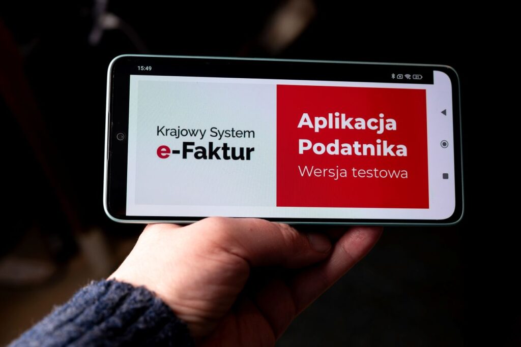 KSeF na telefonie komórkowym, aplikacja podatnika