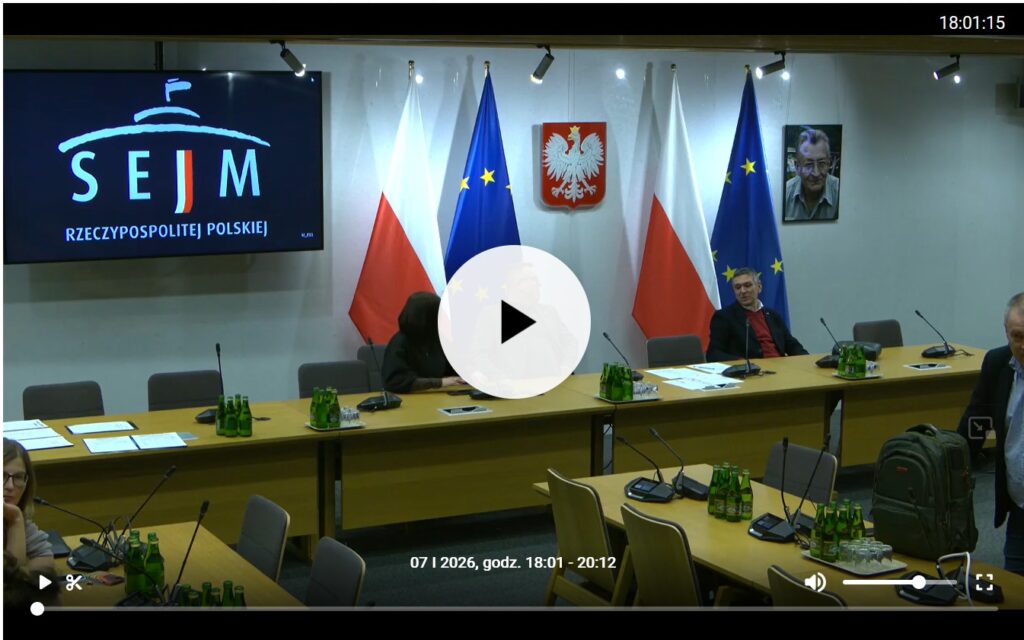 Sejmowa Komisja Gospodarki system KSeF