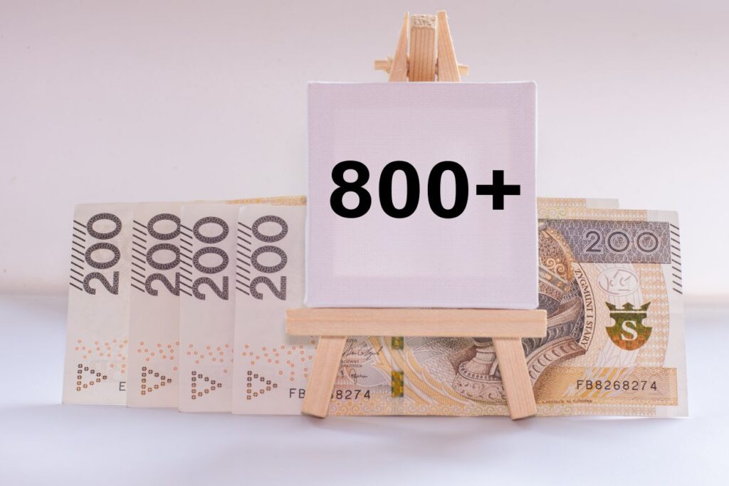 800 plus, pieniądze, 