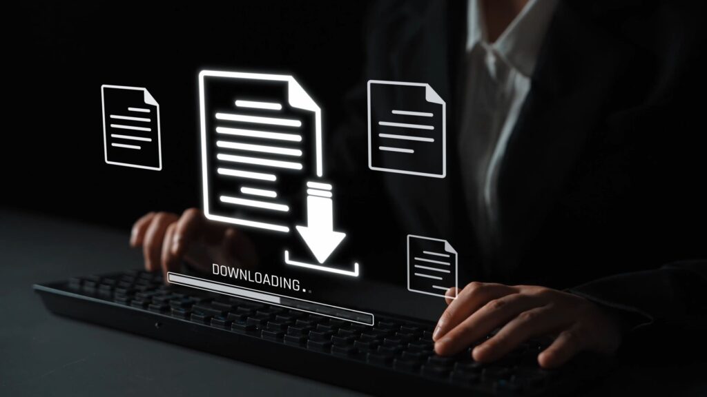 pliki przesyłane online download e-dokumenty