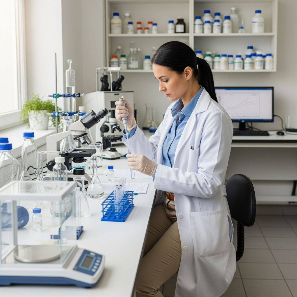 laboratorium nauka badacz rozwój